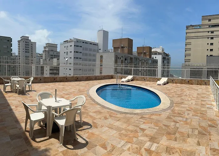 Boulevard Center 2008 - Studio - Com Piscina E Sauna! Guarujá